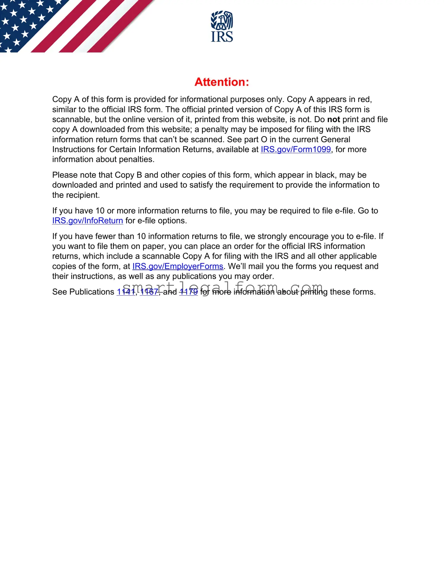 Free IRS 1099-MISC Form