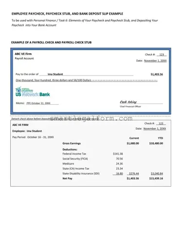 Free Payroll Check Form
