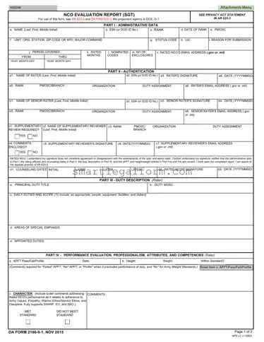 Free Da 2166 9 1 Form