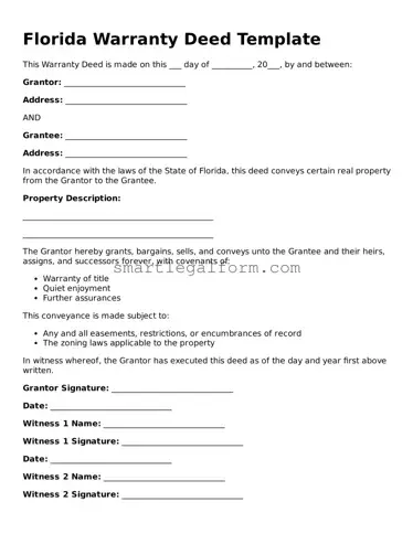 Printable Florida Deed Document