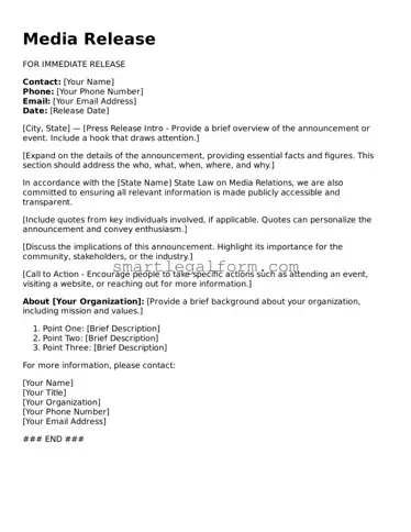 Attorney-Approved Media Release Form