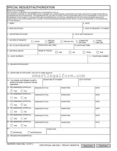 Free Navpers 1336 3 Form