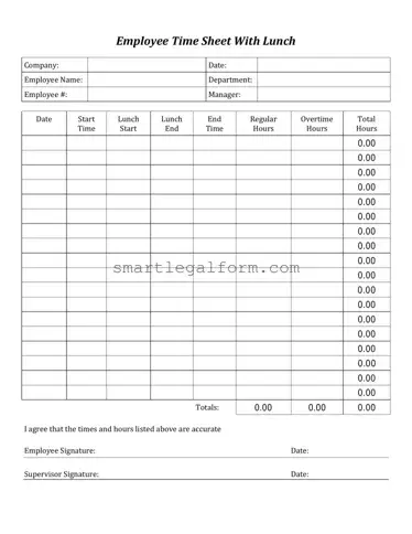 Free Time Card Form