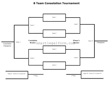Free Tournament Consolation Bracket Form