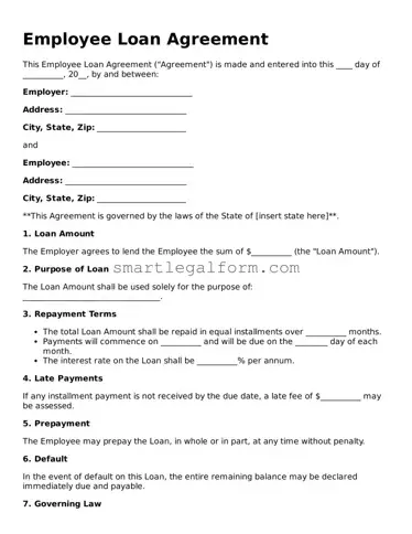 Attorney-Approved Employee Loan Agreement Form